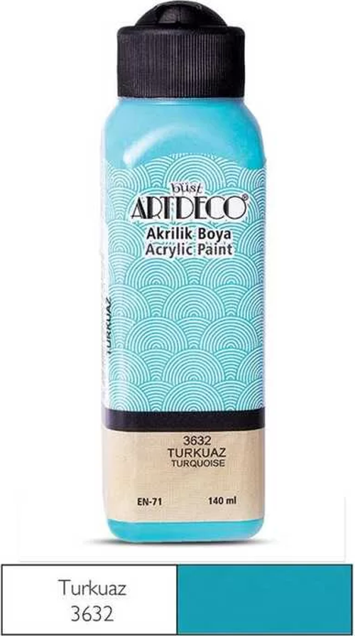Akrilik Boya 140 ml Turkuaz