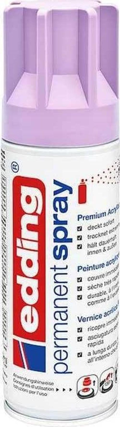 Edding 5200 Permanent Sprey Premium Akrilik Boya Açık Lavanta Mat