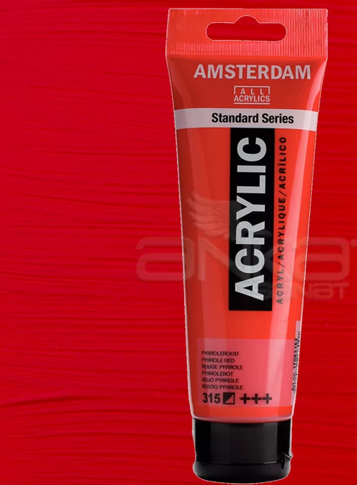 Akrilik Boya 120ml 315 Pyrrole Red
