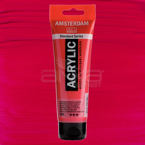 Akrilik Boya 120ml 348 Permanent Red Purple