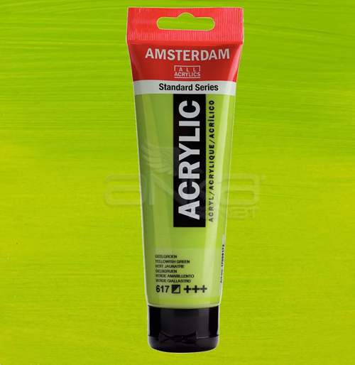 Akrilik Boya 120ml 617 Yellowish Green