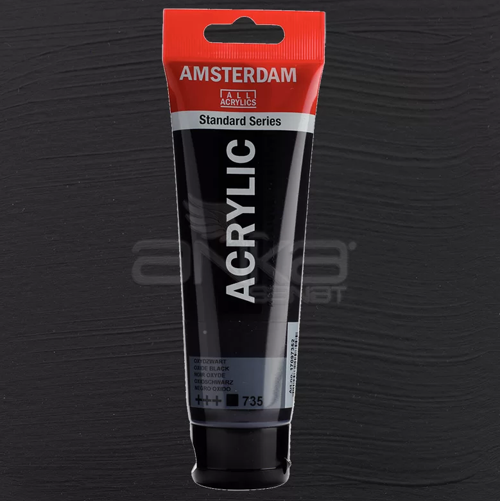 Akrilik Boya 120ml 735 Oxide Black