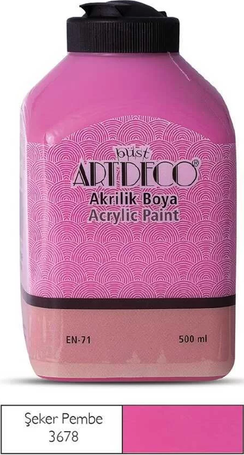 Akrilik Boya 500 ml Şeker Pembe