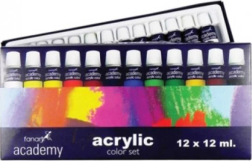 Akrilik Boya Seti 12 ml 12 Renk