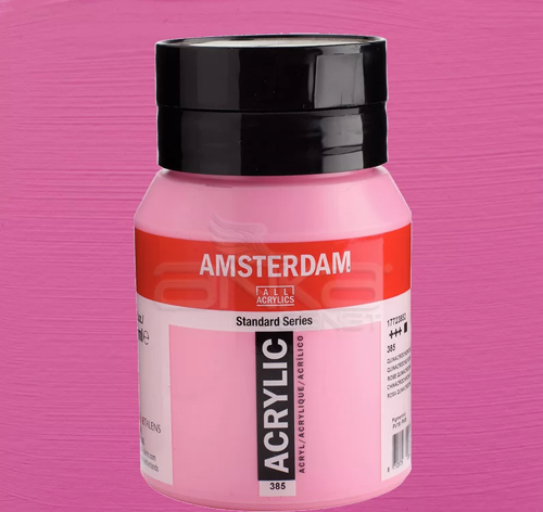 Akrilik Boya 500ml 385 Quinacridone Rose Light
