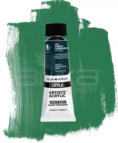 Cryla Artist Akrilik Boya 75ml 153 Cobalt Turquoise Hue Seri A