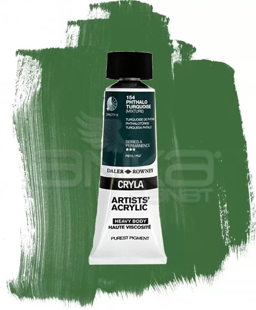 Cryla Artist Akrilik Boya 75ml 154 Phthalo Turquoise Seri A