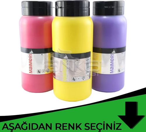 Acrilico Akrilik Boya 1000ml Yeşil Tonlar