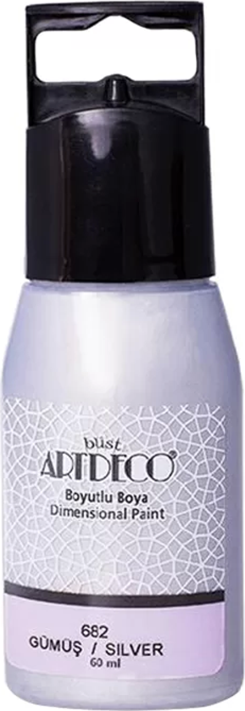 040C BOYUTLU BOYA 682 METALİK GÜMÜŞ 60ml