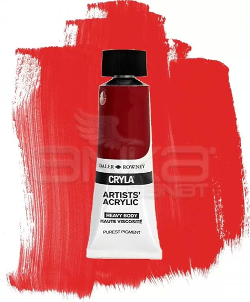 Cryla Artist Akrilik Boya 75ml 507 Cadmium Scarlet Seri C