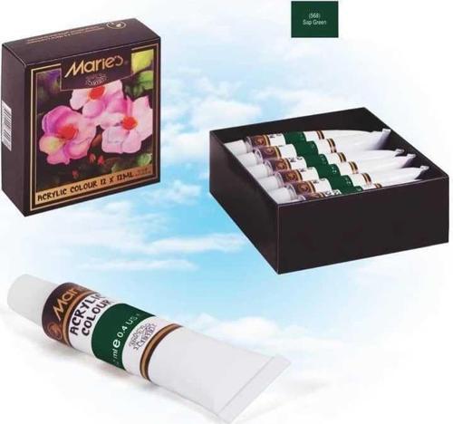 Akrilik Boya Tek Renk 12 ml Sap Yeşil