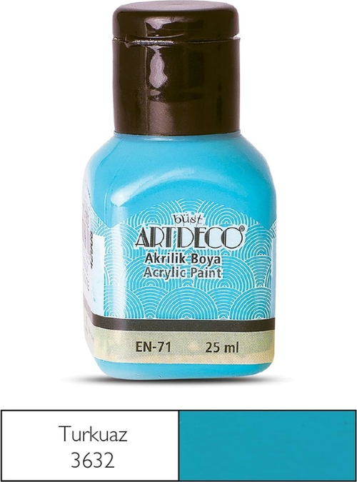 70A AKRİLİK BOYA 3632 TURKUAZ 25ml