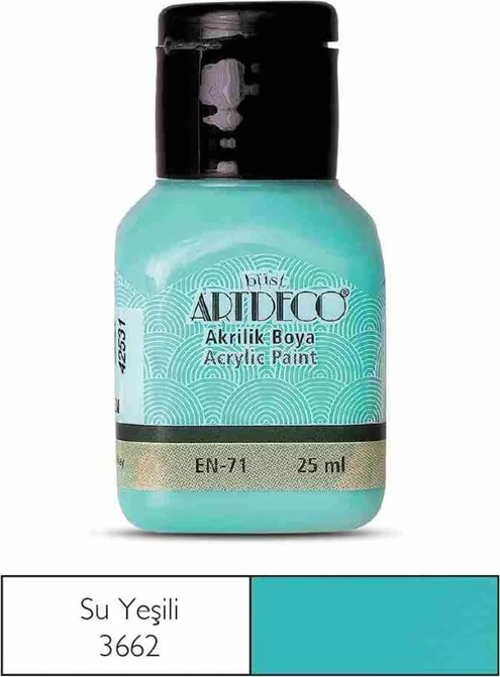 70A AKRİLİK BOYA 3662 SU YEŞİLİ 25ml