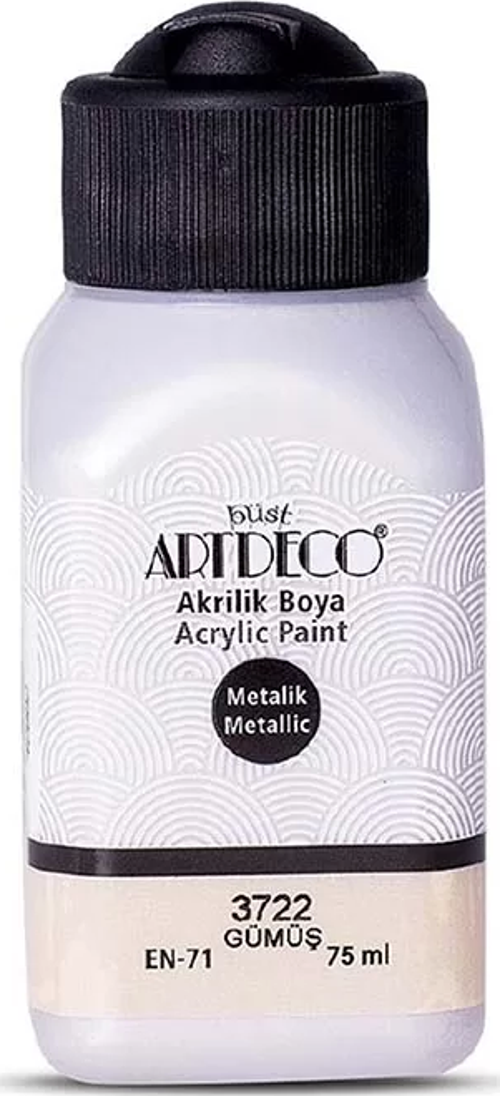 Metalik Akrilik Boya 75Ml Gümüş 071I-3722