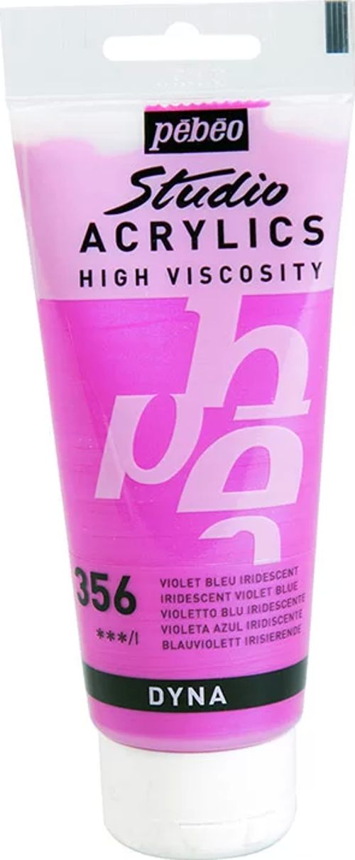 Studio Akrilik Boya 356 İridescent Violet Blue 100ml