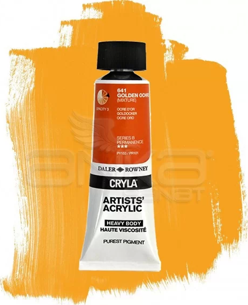 Cryla Artist Akrilik Boya 75ml 641 Golden Ochre Seri B