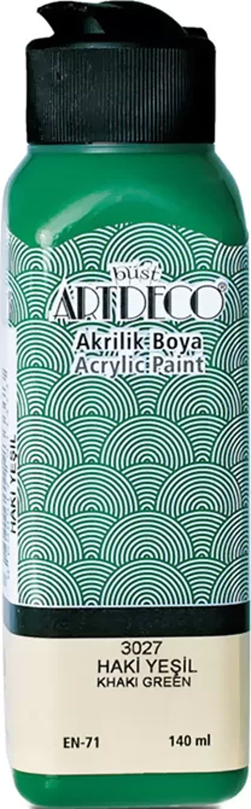 70R AKRİLİK BOYA 3027 HAKİ YEŞİL 140ml