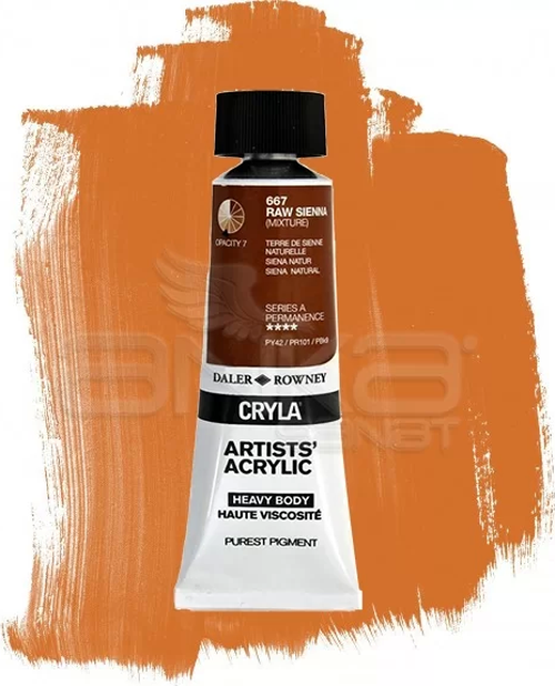 Cryla Artist Akrilik Boya 75ml 667 Raw Sienna Seri A