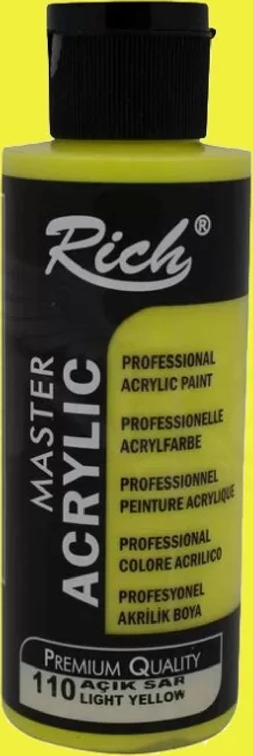 Master Akrilik Boya 120ml 110 Açık Sarı