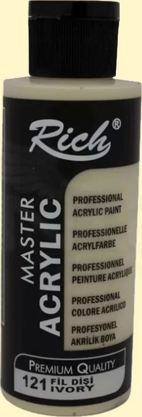 Master Akrilik Boya 120ml 121 Fildişi