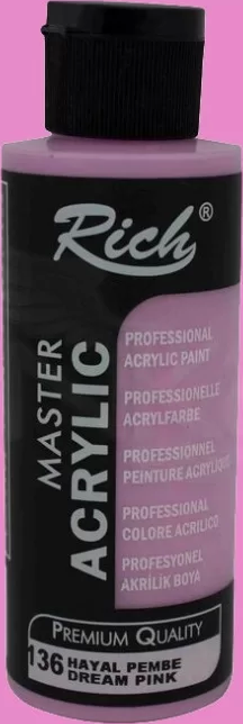Master Akrilik Boya 120ml 136 Hayal Pembe