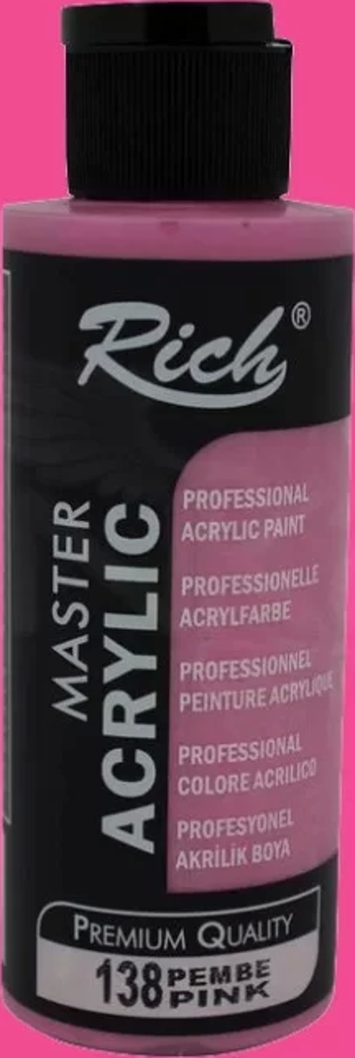 Master Akrilik Boya 120ml 138 Pembe