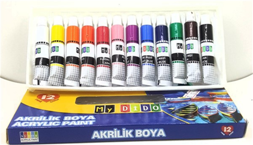 MY14 MYDİDO AKRİLİK BOYA 12 RENKx9ml