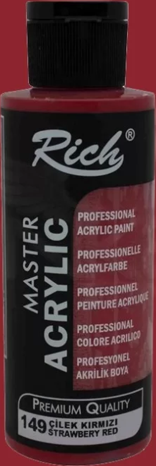 Master Akrilik Boya 120ml 149 Çilek Kırmızı
