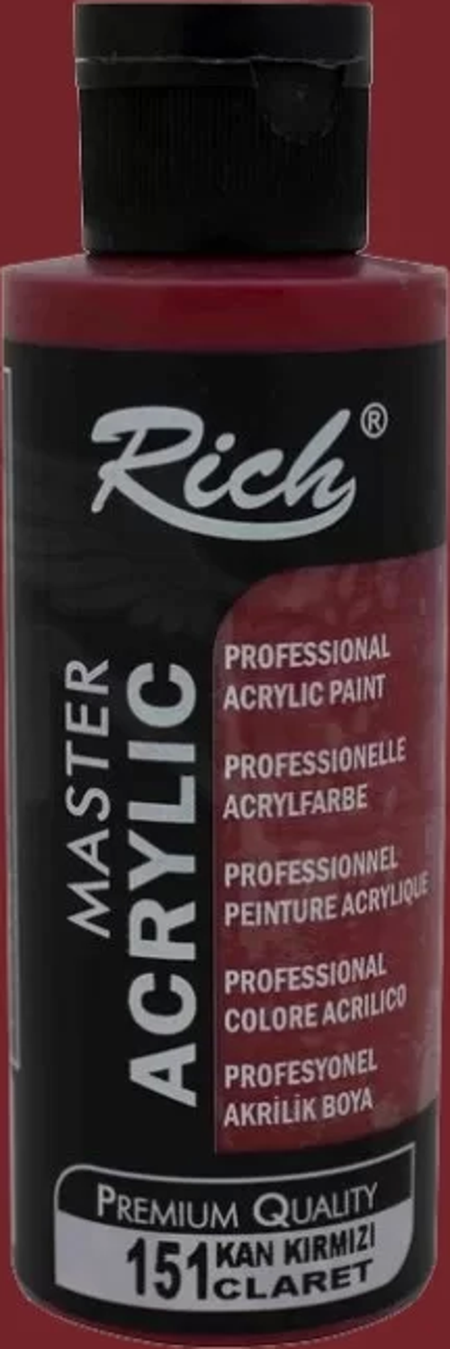 Master Akrilik Boya 120ml 151 Kan Kırmızı
