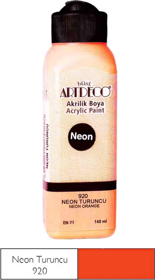 70R AKRİLİK BOYA 920 NEON TURUNCU 140ml