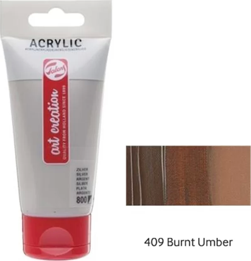 AKRİLİK BOYA 409 BURNT UMBER 75ml (RT3511409M)