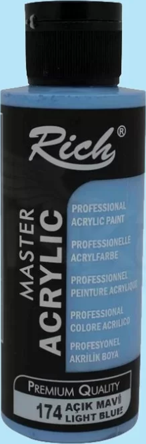 Master Akrilik Boya 120ml 174 Açık Mavi