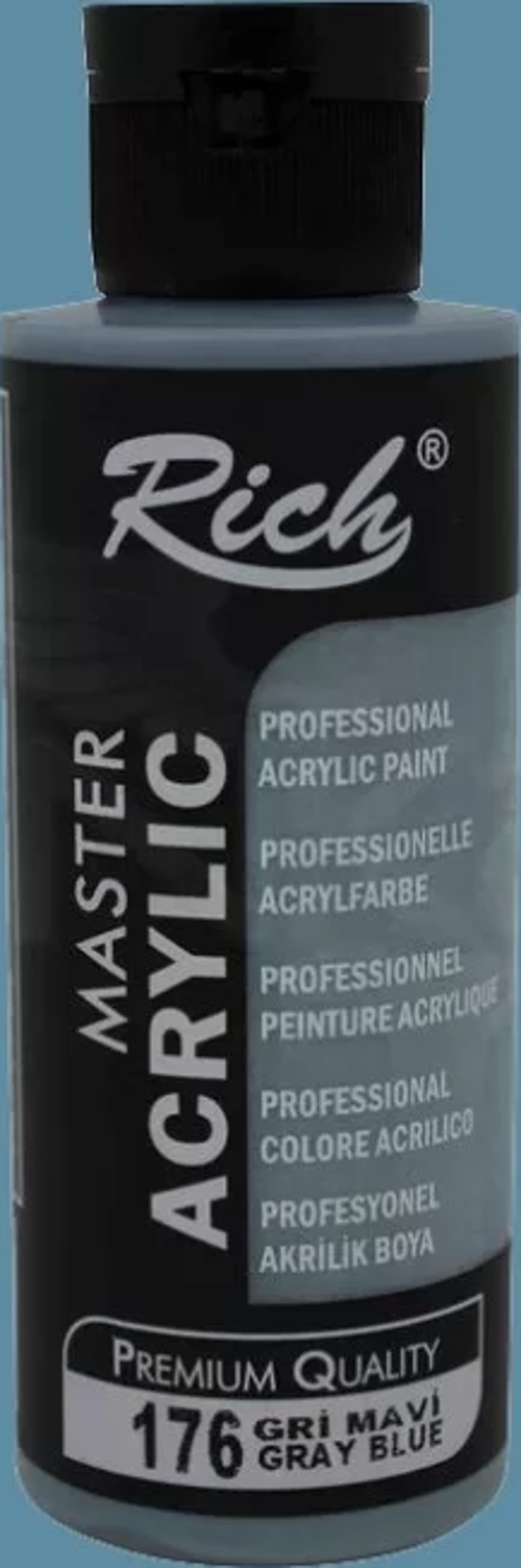 Master Akrilik Boya 120ml 176 Gri Mavi
