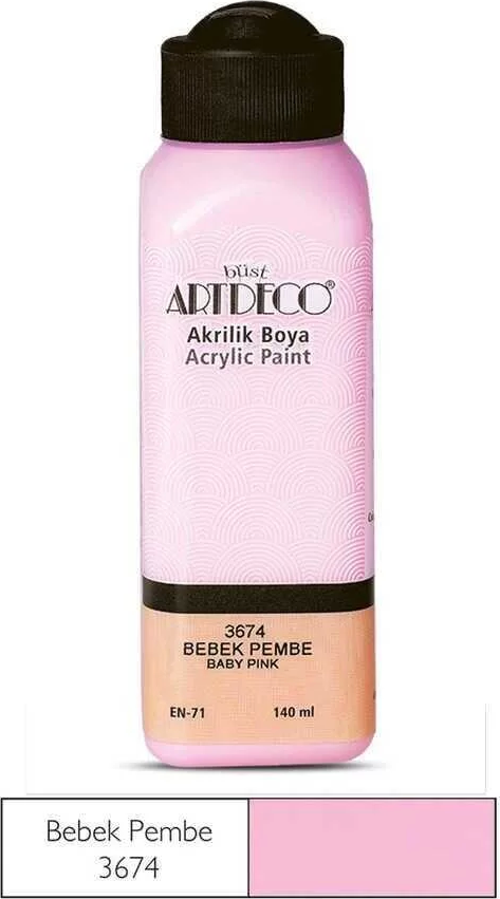Akrilik Boya 140 ml Bebek Pembe