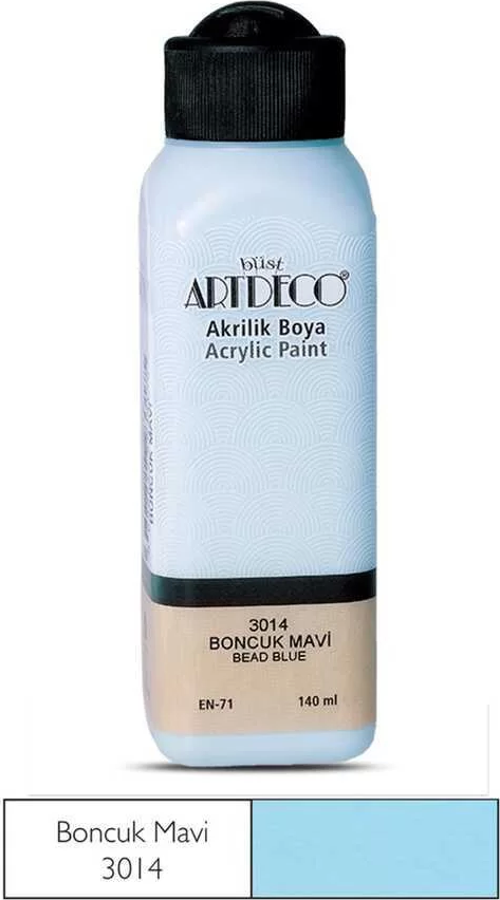 Akrilik Boya 140 ml Boncuk Mavi