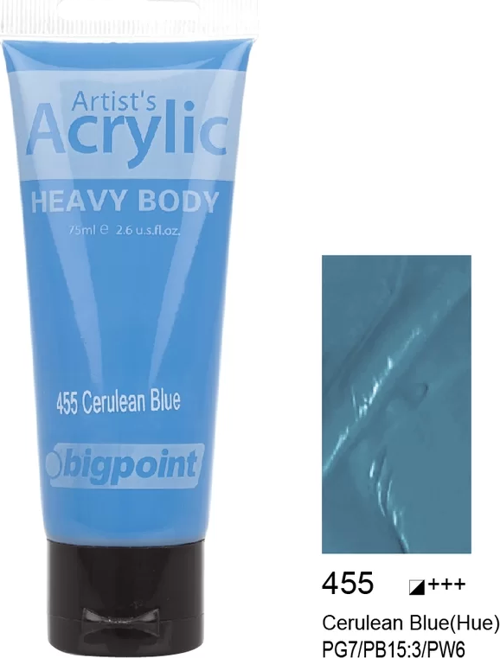 Akrilik Boya 75 ml Crulean Blue 455