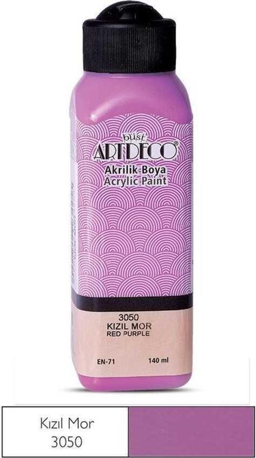 Akrilik Boya 140 ml Kızıl Mor