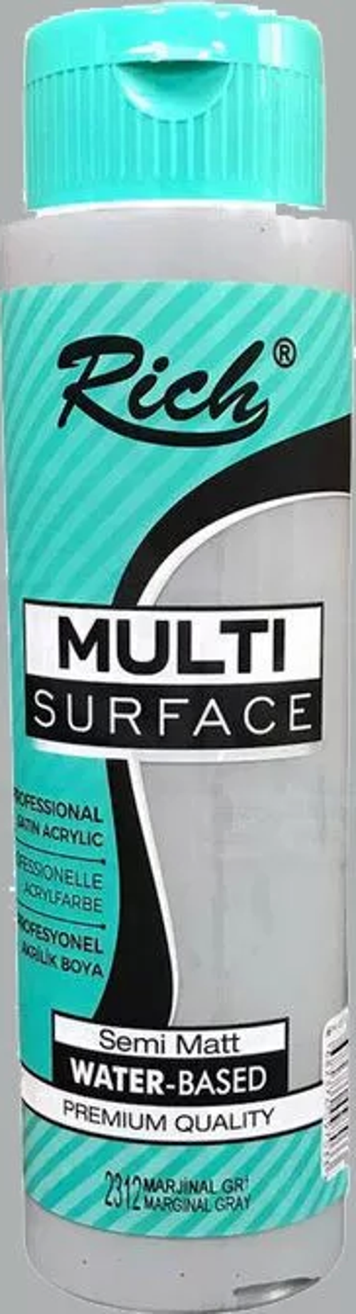 Multi Surface Akrilik Boya 500cc 2312 Marjinal Gri