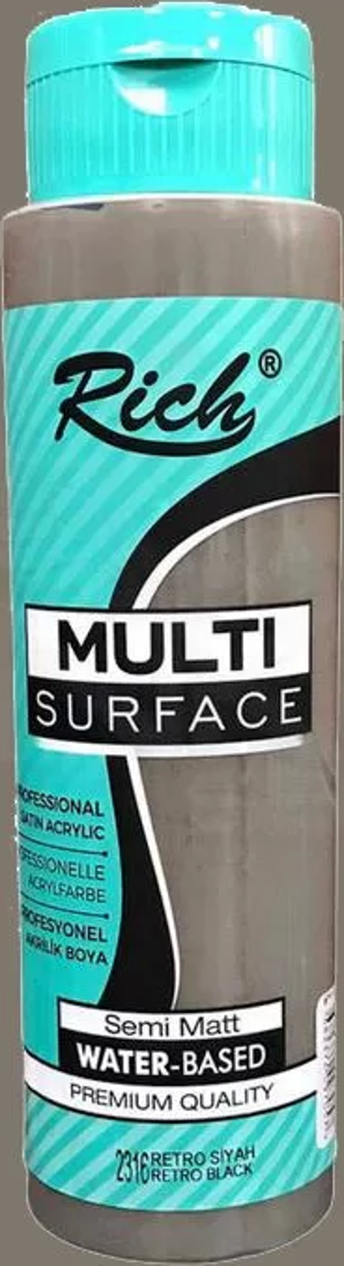 Multi Surface Akrilik Boya 500cc 2316 Retro Siyah