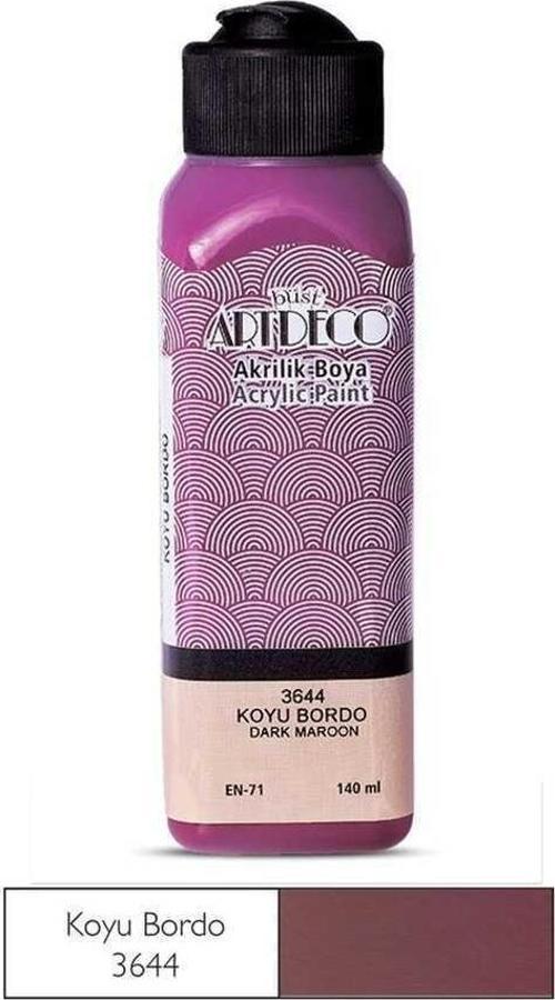 Akrilik Boya 140 ml Koyu Bordo