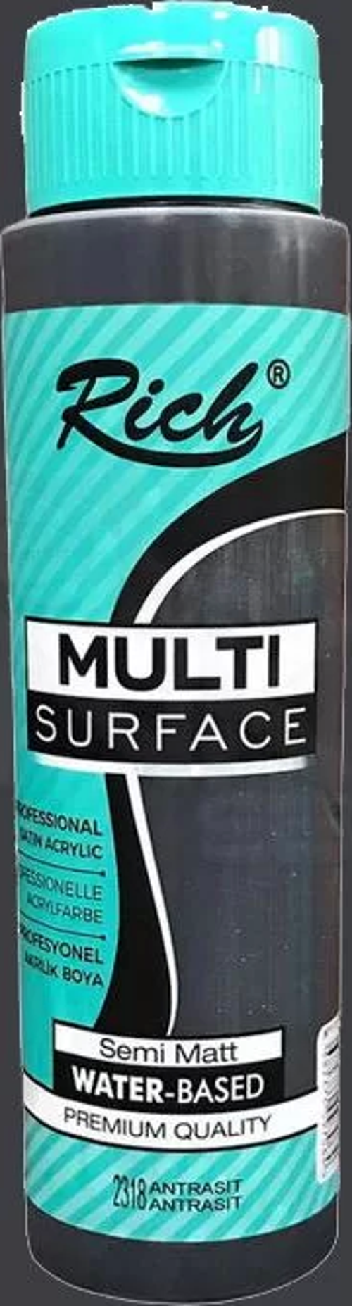 Multi Surface Akrilik Boya 500cc 2318 Antrasit
