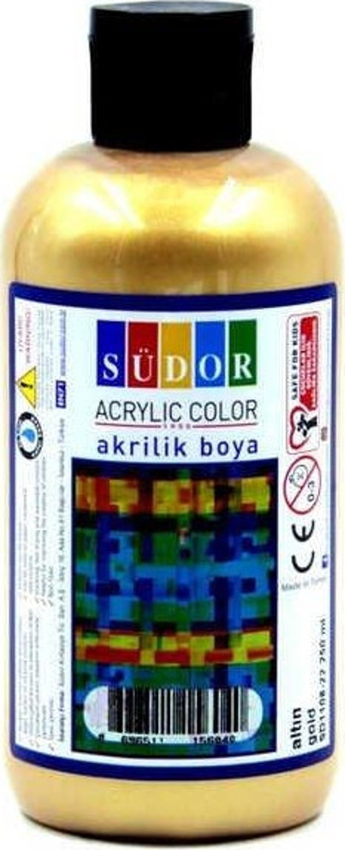 Akrilik Boya 250 ml Altın