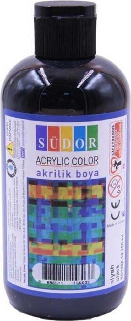 Akrilik Boya 250 ml Siyah