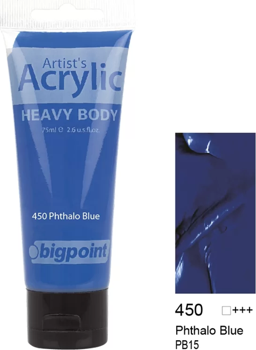 Akrilik Boya 75 ml Phthalo Blue 450