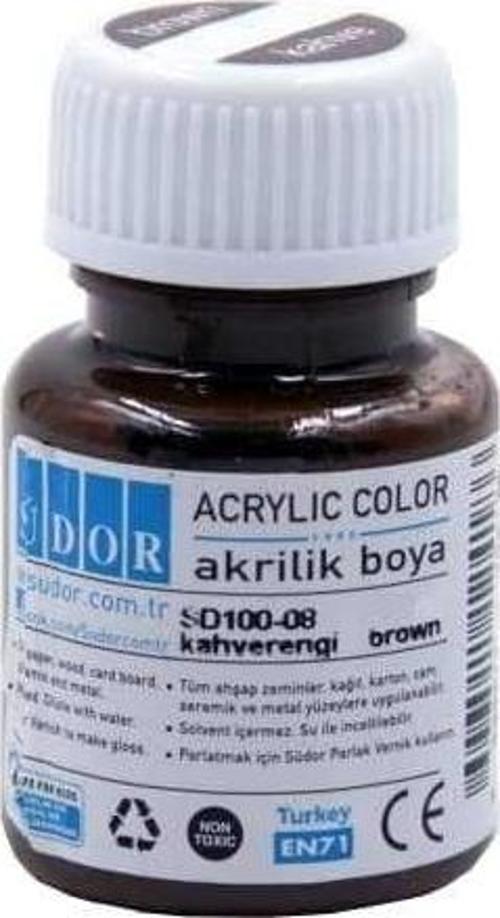 Akrilik Boya 40 ml Kahverengi