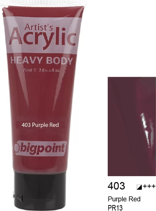 Akrilik Boya 75 ml Purple Red 403