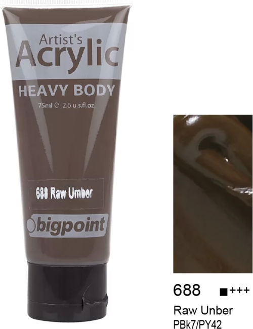Akrilik Boya 75 ml Raw Umber 688