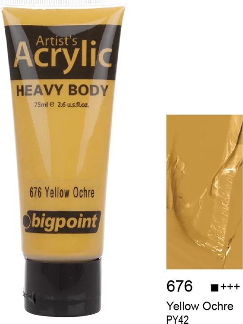 Akrilik Boya 75 ml Yellow Ochre 676