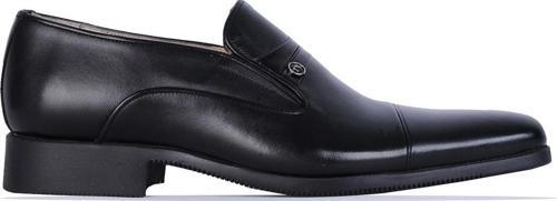 099 Siyah Kauçuk %100 Deri Erkek Klasik Ayakkabı