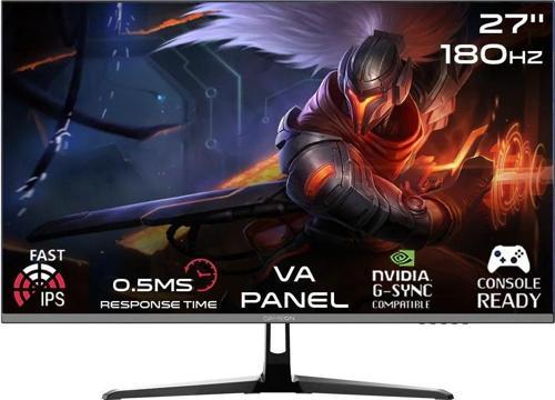 GOPRO27180VA 27" 0.5 MS 180 Hz HDMI+DP Adaptive-Sync 3 Kenar Çerçevesiz FHD Gaming Monitör